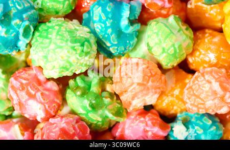 Carmel Corn  or Candy Corn Closeup Stock Photo