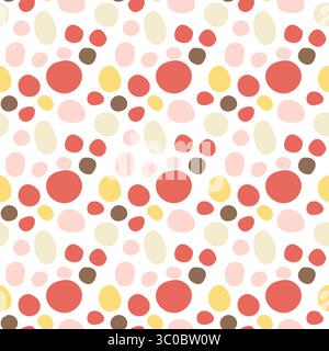 Small dash colorful pattern. Seamless minimal dash pattern, small elements confetti Stock Vector