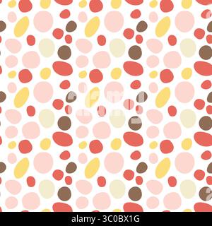 Small dash colorful pattern. Seamless minimal dash pattern, small elements confetti Stock Vector