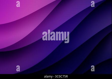 Vibrant Abstract Gradient Background in Purple and Blue Tones Stock Photo