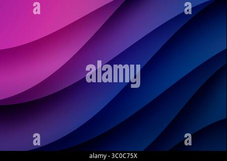 Vibrant Abstract Gradient Background in Purple and Blue Tones Stock Photo