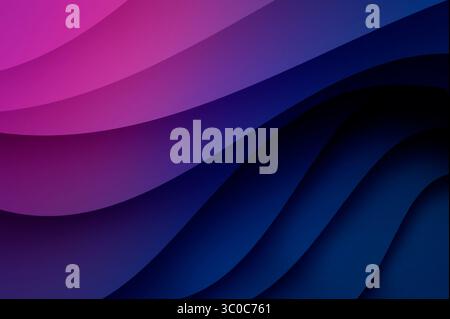 Vibrant Abstract Gradient Background in Purple and Blue Tones Stock Photo