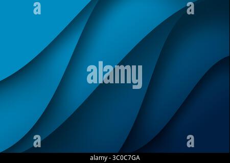 Blue blur motion background Serene Blue Gradient with Dynamic Diagonal Light Trails Stock Photo