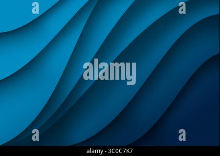 Blue blur motion background Serene Blue Gradient with Dynamic Diagonal Light Trails Stock Photo
