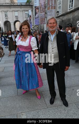 Johannes Hahn, Susanne Riess Hahn, Jedermann, Premiere, Salzburger ...