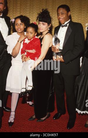 Tempestt Bledsoe, Raven-Symone, Lisa Bonet and Malcolm Jamal Warner at