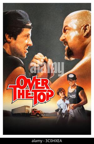 OVER THE TOP 1987 Warner Bros. film with Sylvester Stallone at right ...