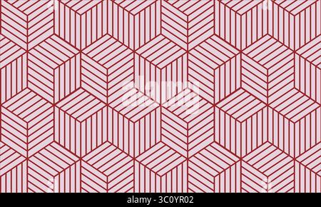 wallpaper for wall décor Interior 3d Shape Design geometric Art Stock Vector