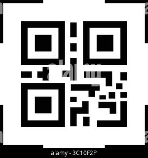 QR code icon vector Stock Vector