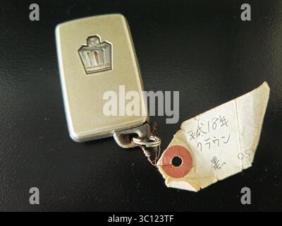 2006 Toyota Crown Remote Key Fob Close-up Stock Photo