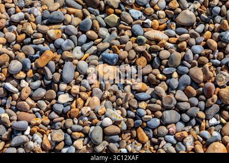 Pebbles on the beach Stock Photo