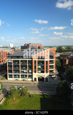 Leeds Building Society HQ, Sovereign Square, Leeds, UK Stock Photo