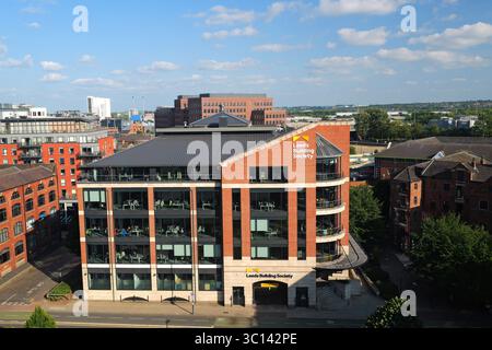 Leeds Building Society HQ, Sovereign Square, Leeds, UK Stock Photo