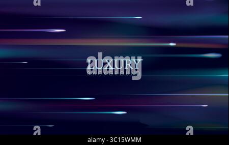 .Luxury background. Particle motion light effect. Summary of fire flare trace flares. Light trails, golden glow and shiny Stock Vector