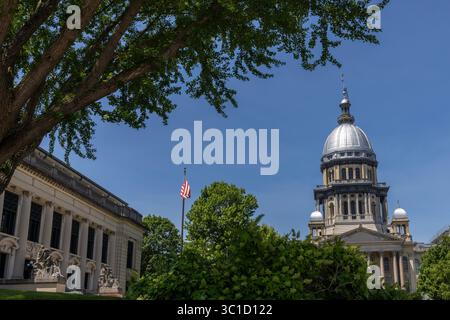 The State Capitol Building in Springfield Illinois Stock Photo - Alamy