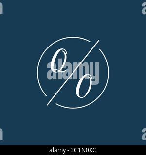 Initial letter QO logo monogram with circle line style vector graphic vector graphic Stock Vector