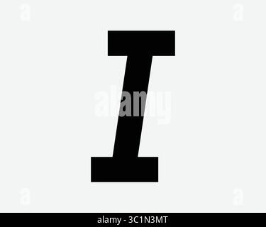 Italic Word Text Edit Editor Style Paragraph Writing Lean Shape Write Type Typing Computer Art Icon Sign Symbol Black White Illustration Graphic Stock Vector