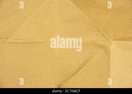 Brown paper envelope with Textured Surface background, horizontal Stock Photo