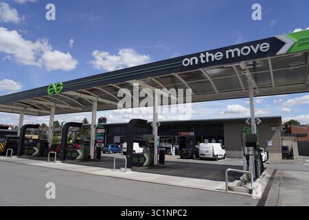 EG On The Move petrol station Corporate logo signs in Wakefield, South ...
