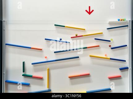 The Neo-Kantian philosophical work of Ernst Cassirer, Uncertain Times, Germany Between the Wars, The Weimar Republic, Exposition, CaixaForum, Barcelona, Spain. Stock Photo