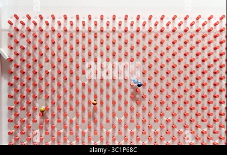 The existentialist philosophy of Martin Heidegger, Uncertain Times, Germany Between the Wars, The Weimar Republic, Exposition, CaixaForum, Barcelona, Spain. Stock Photo