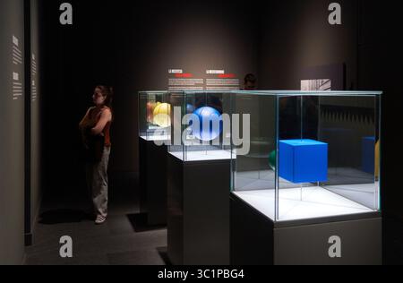 Uncertain Times, Germany Between the Wars, The Weimar Republic, Exposition, CaixaForum, Barcelona, Spain. Stock Photo