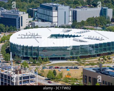 Picture dated July 18th 2025 shows an aerial view of AstraZeneca's ...