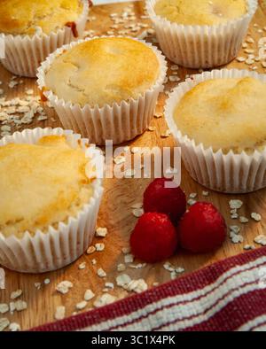Individual gluten free muffins Stock Photo