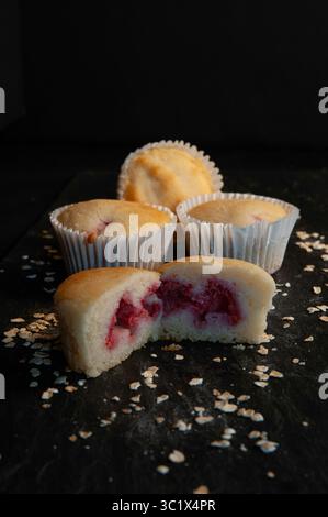 Individual gluten free muffins Stock Photo