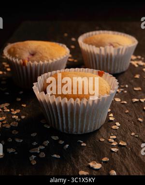 Individual gluten free muffins Stock Photo