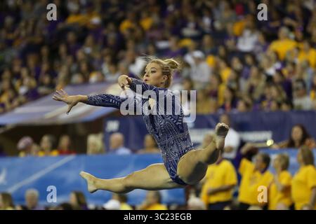April 19, 2019: UCLA gymnast KATELYN OHASHI competes during the 2019