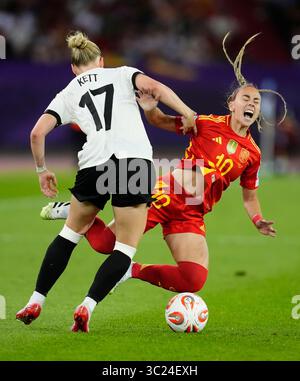 Spain's Athenea del Castillo in action during the UEFA Women's Euro