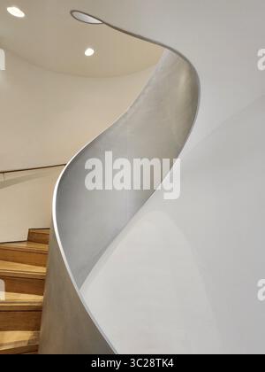 architectural spiral staircase Stock Photo
