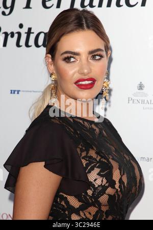 Megan Barton Hanson seen during the Fragrance Foundation Awards 2019 at