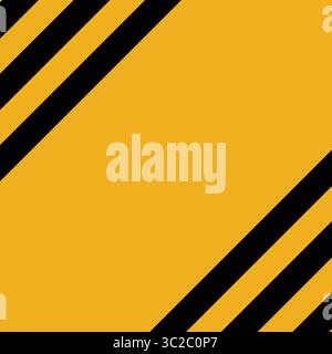 Abstract background with black lines and yellow strip color, Vector Illustration Stock Vector