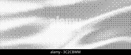 Bitmap radial gradient texture. Black and white dither oval pattern ...