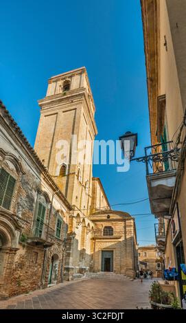 Italy, Abruzzo, Church of Santa Maria di Collemaggio (XIII sec.) hand ...