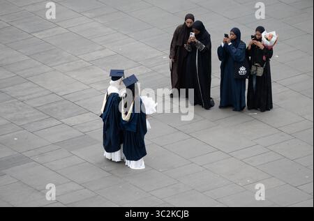 Birmingham City University graduation day, Birmingham, UK Stock Photo