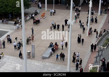Birmingham City University graduation day, Birmingham, UK Stock Photo