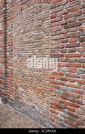 bricked-up door in exterior wall Stock Photo