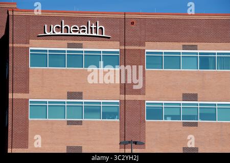 UC Health's Memorial Hospital, North Colorado Springs, Colorado Stock Photo