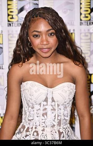 Leah Sava' Jeffries beim Photocall zur Disney+ Serie 'Percy Jackson and