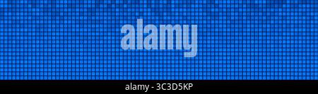 Digital tech seamless background, glowing pixel matrix for AI, coding, blockchain, fintech, cybersecurity BG, software, app UI, presentations, data Stock Vector
