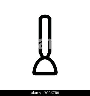 Sponge dabber icon, office stationary, simple flat image Stock Vector