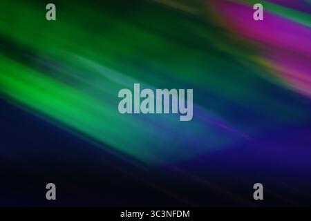 Background optical rainbow effect of objective lenses on black background. Stock Photo