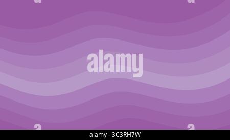 Seamless abstract purple waves flowing across background with layered gradient effect and curvy pattern Stock Vector