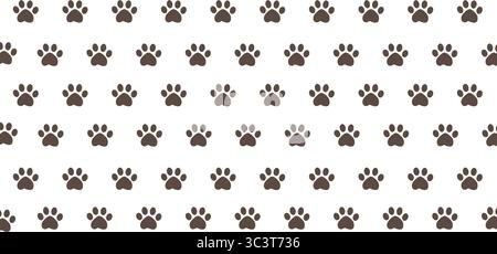 Seamless animal foot paws pattern background, perfect for pet designs, kids’ products, vet clinics, wallpapers and cute animal-themed creative project. Stock Vector
