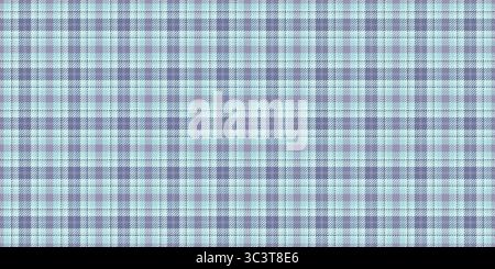 Model plaid textile check, merry christmas seamless texture background. Overlay fabric pattern tartan vector in light and blue colors palette. Stock Vector