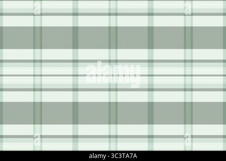 Classic plaid pattern in muted greens. Ideal for backgrounds, textiles, or graphic design. Versatile for both print and digital projects. Timeless des Stock Vector