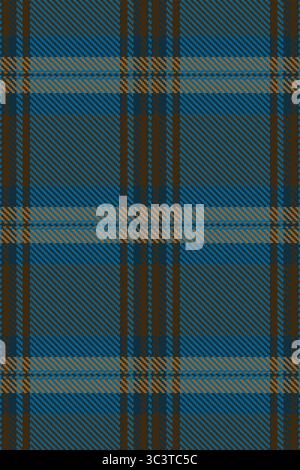 Stylish teal, brown, and beige plaid pattern.  Perfect for textile designs, website backgrounds, or autumnal themed projects. This seamless texture ev Stock Vector